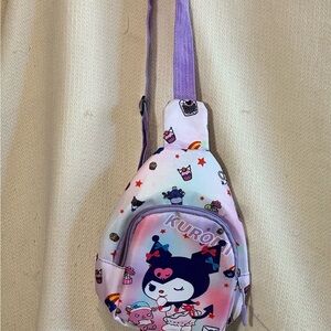 Kids Sling Bag - Purple and Pink